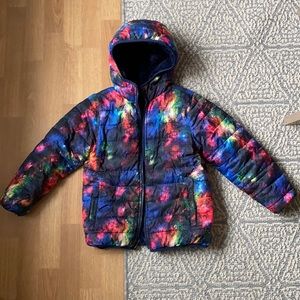 Kids Reversible Fleece Lined Synthetic Jacket